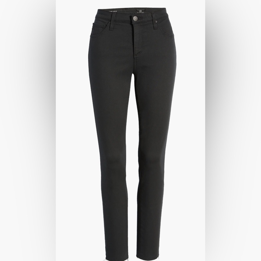 AG legging ankle super skinny ankle black jeans, size 27